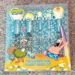 Wet n Wild SpongeBob Blue Makeup Brush Set